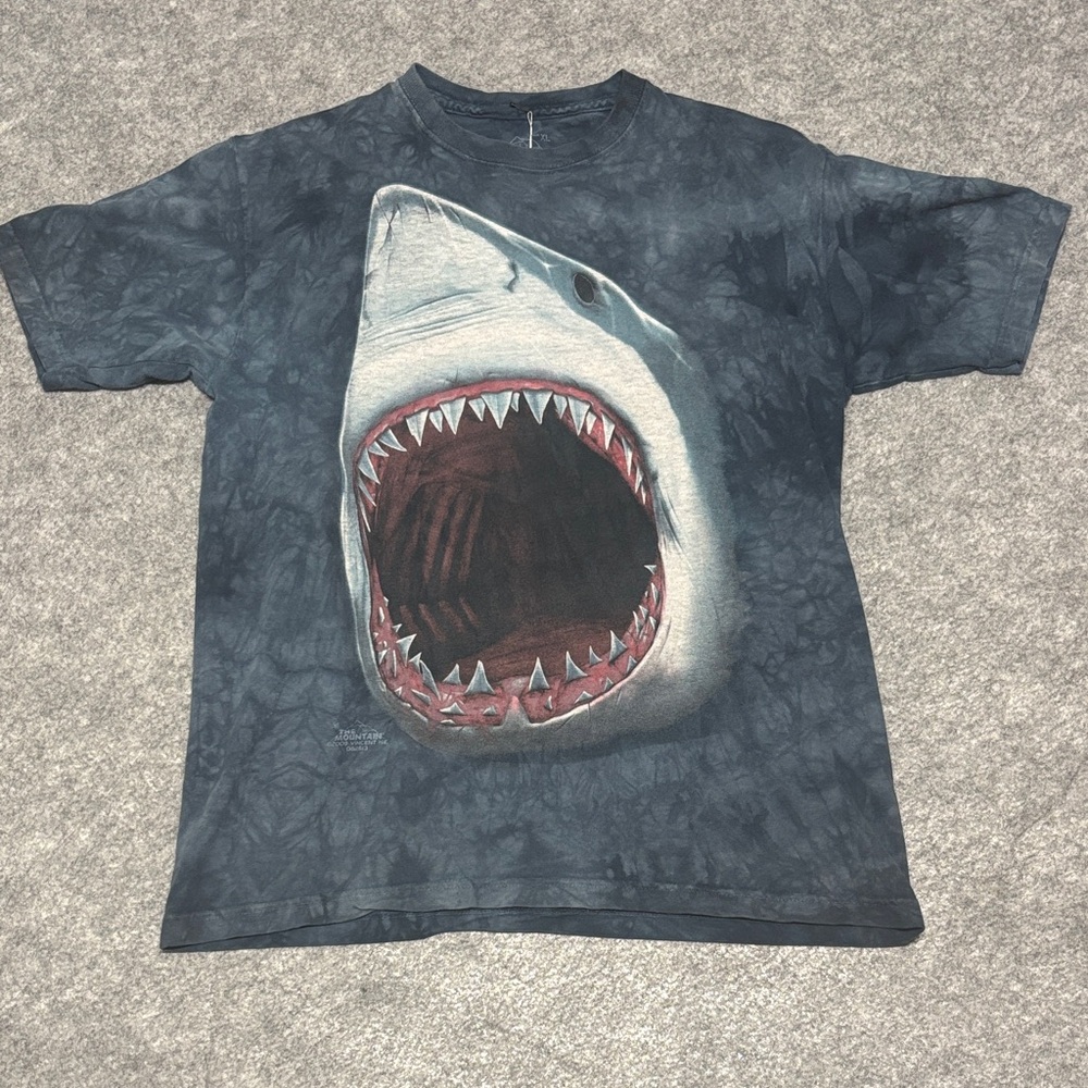 The Mountain Dark Blue Shark Graphic Tee
